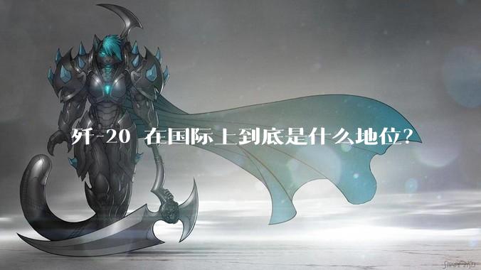 歼-20 在国际上到底是什么地位？