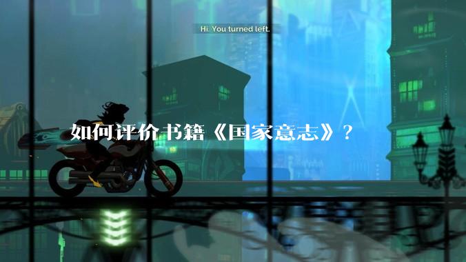 如何评价书籍《国家意志》？